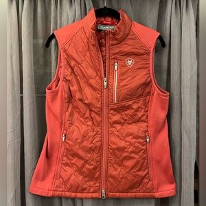 Ariat coral pink vest